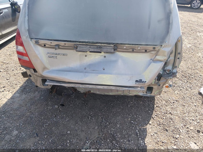 SUBARU FORESTER 2005 VIN JF1SG636X5H722257