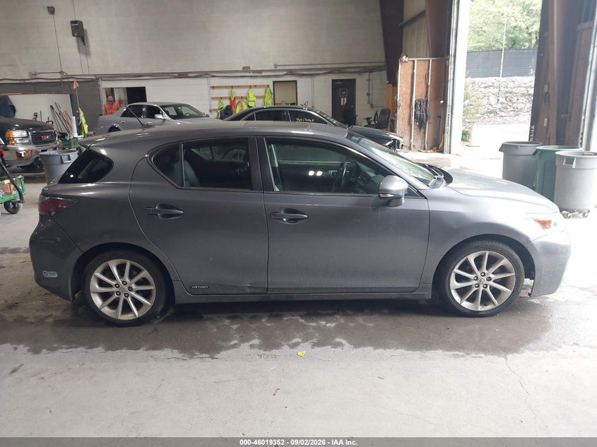 LEXUS CT 200H 2012 VIN JTHKD5BH3C2101795