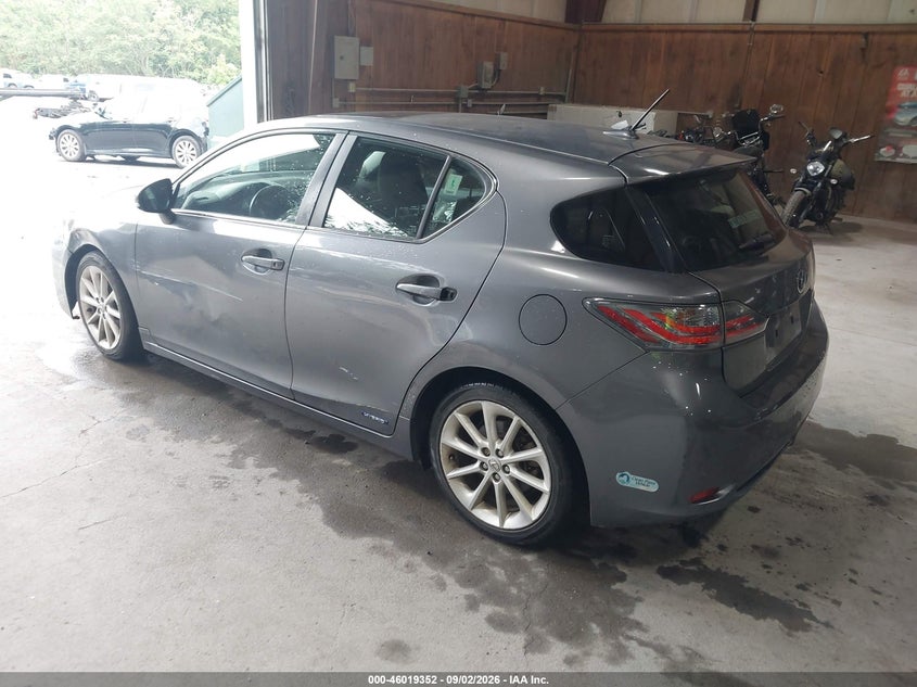 2012 LEXUS CT 200H auction photo 3
