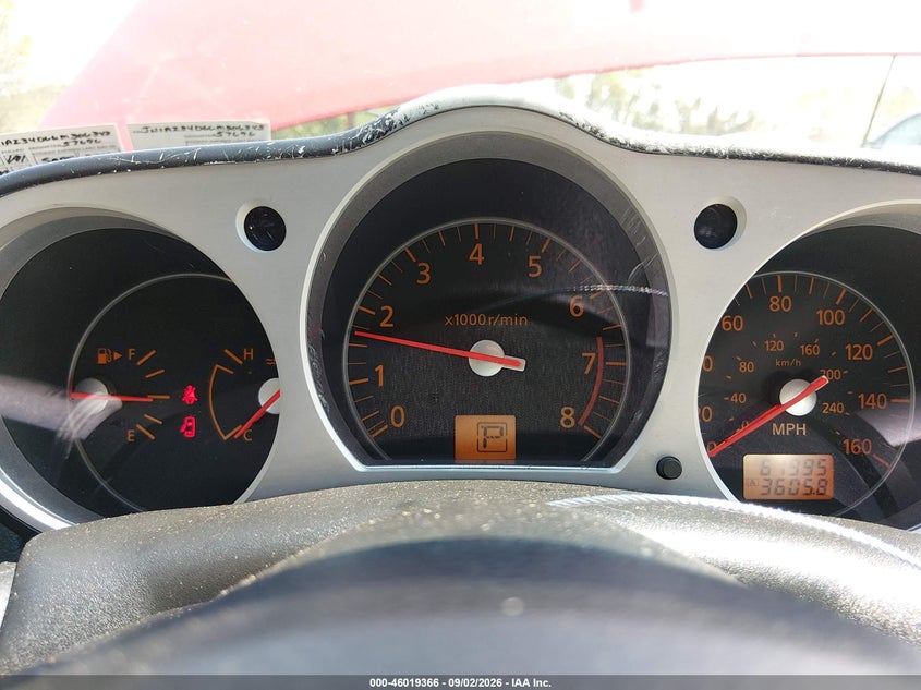 NISSAN 350Z 2006 VIN JN1AZ34D66M306343