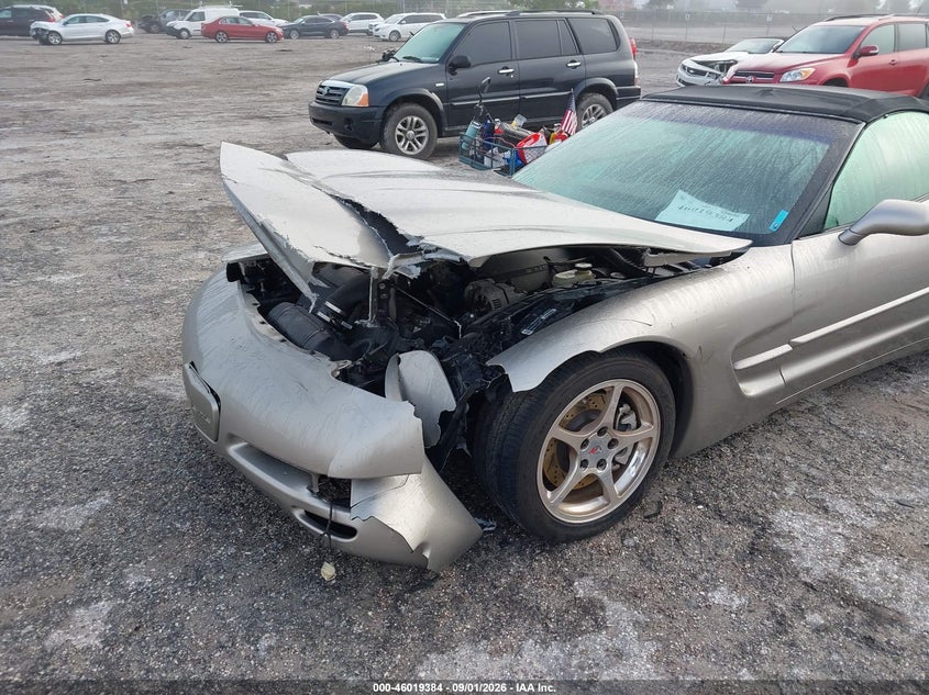 CHEVROLET CORVETTE 2001 VIN 1G1YY32G615109793