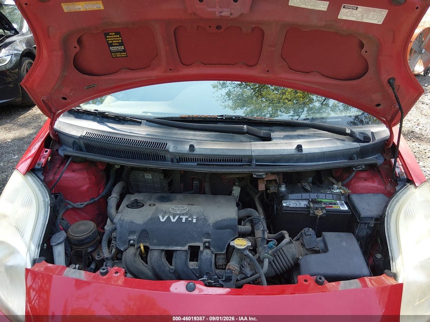 TOYOTA YARIS 2010 VIN JTDJT4K30A5295437