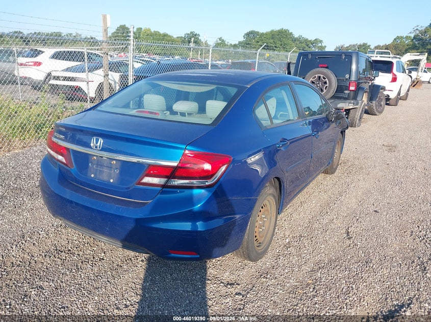 2014 HONDA CIVIC auction photo 4