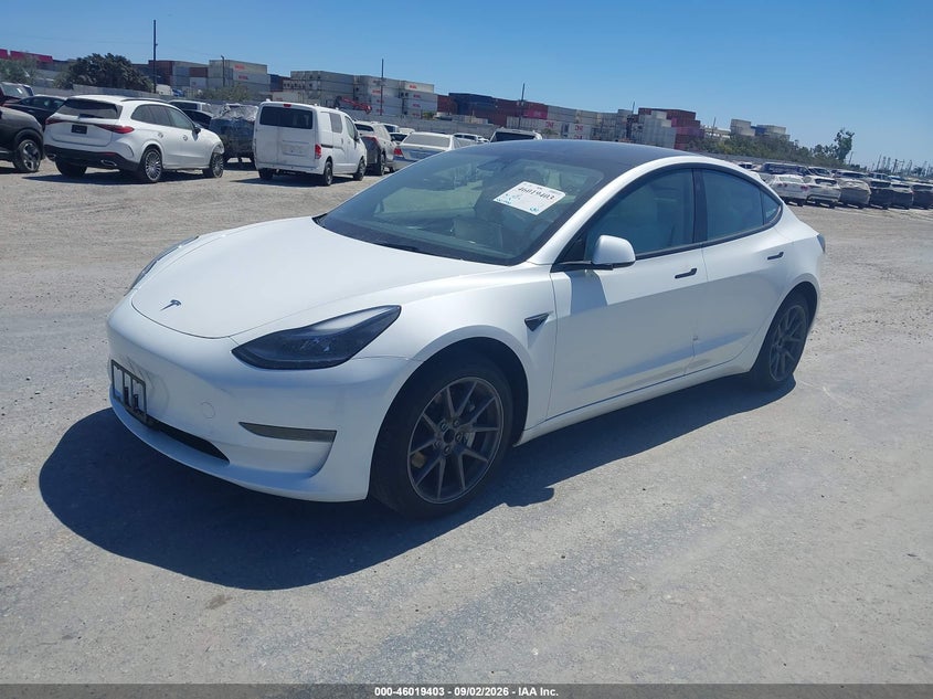 Vin: 5yj3e1ea9pf645814, lot: 46518794, tesla model 3 rear-wheel drive 20232