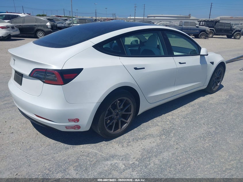 Vin: 5yj3e1ea9pf645814, lot: 46518794, tesla model 3 rear-wheel drive 20234