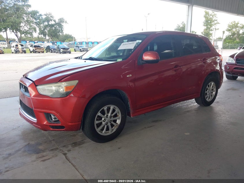 MITSUBISHI OUTLANDER SPORT 2011 VIN JA4AP3AU2BZ021430