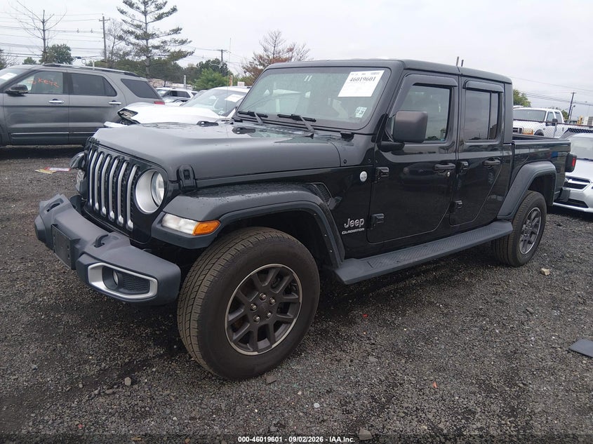 Vin: 1c6hjtfg8nl168584, lot: 46518992, jeep gladiator overland 4x4 20222