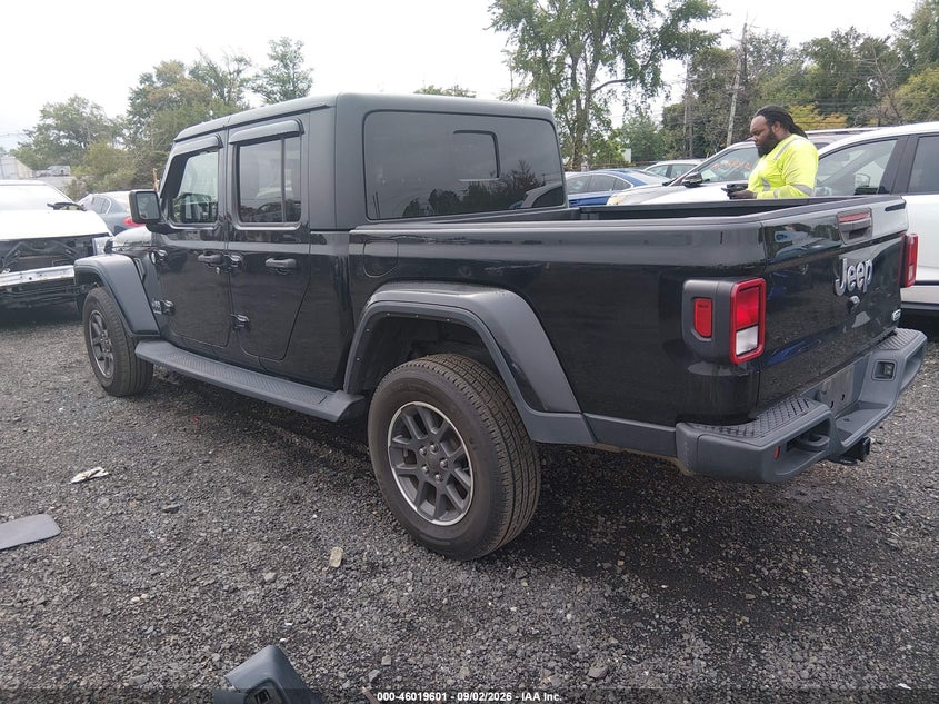 Vin: 1c6hjtfg8nl168584, lot: 46518992, jeep gladiator overland 4x4 20223