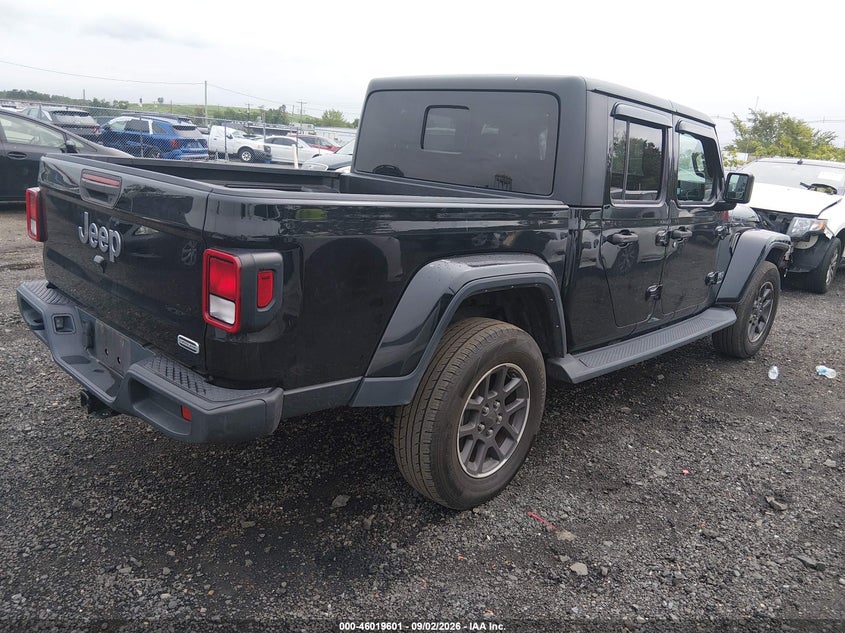 Vin: 1c6hjtfg8nl168584, lot: 46518992, jeep gladiator overland 4x4 20224