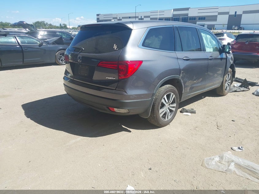 Vin: 5fnyf6h62jb043710, lot: 46519024, honda pilot ex-l 20184