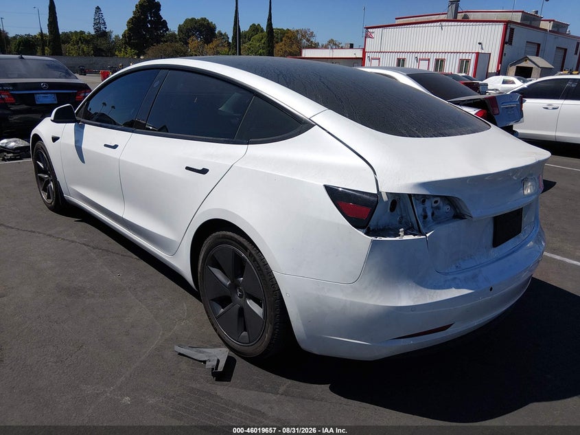 Vin: 5yj3e1ea5mf065892, lot: 46519047, tesla model 3 standard range plus rear-wheel drive 20213