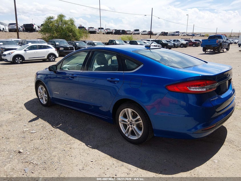 Vin: 3fa6p0uu0jr209460, lot: 46519053, ford fusion hybrid s 20183