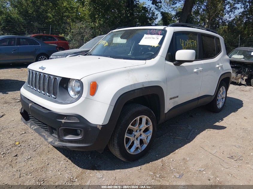 Vin: zaccjbbt9fpb40905, lot: 46519069, jeep renegade latitude 20152
