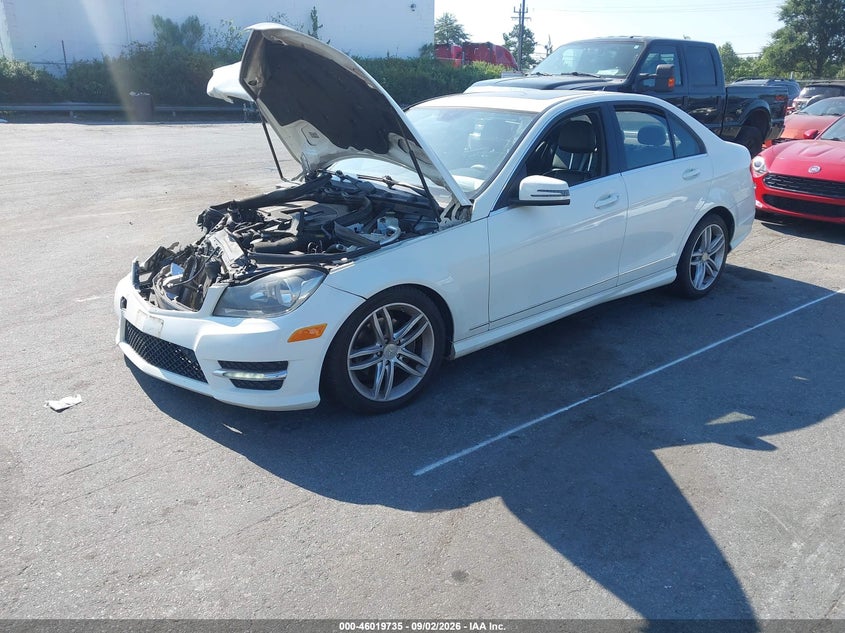 2012 MERCEDES-BENZ C-KLASSE SEDAN 3.0L V-6 DI, DOHC, VVT, PREMIUM , 228HP