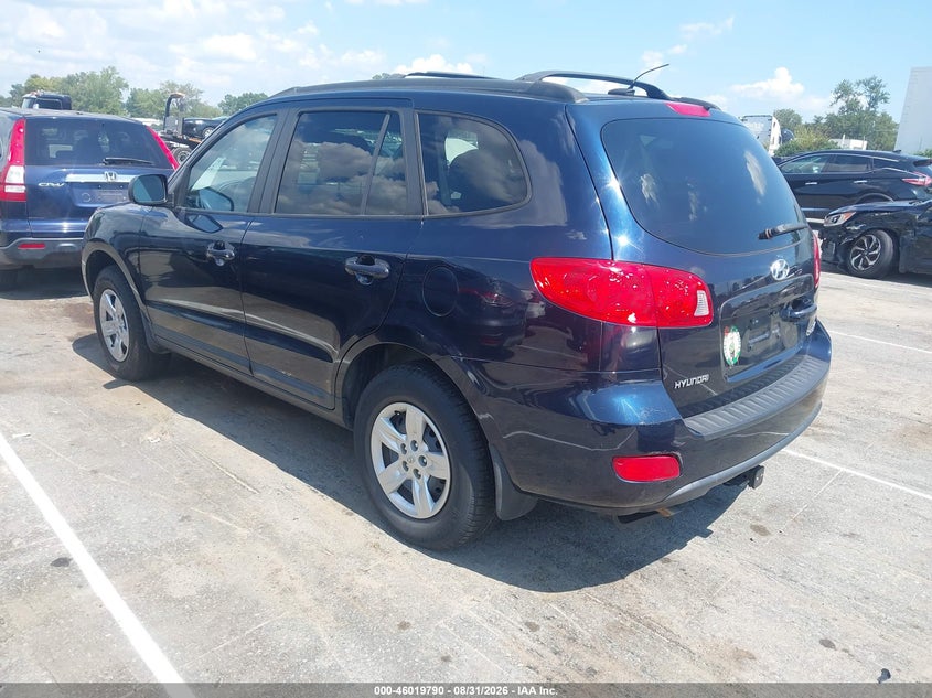 2009 HYUNDAI SANTA FE SPORT UTILITY VEHICLE 2.7L V-6 DOHC, VVT, REGULAR , 185HP
