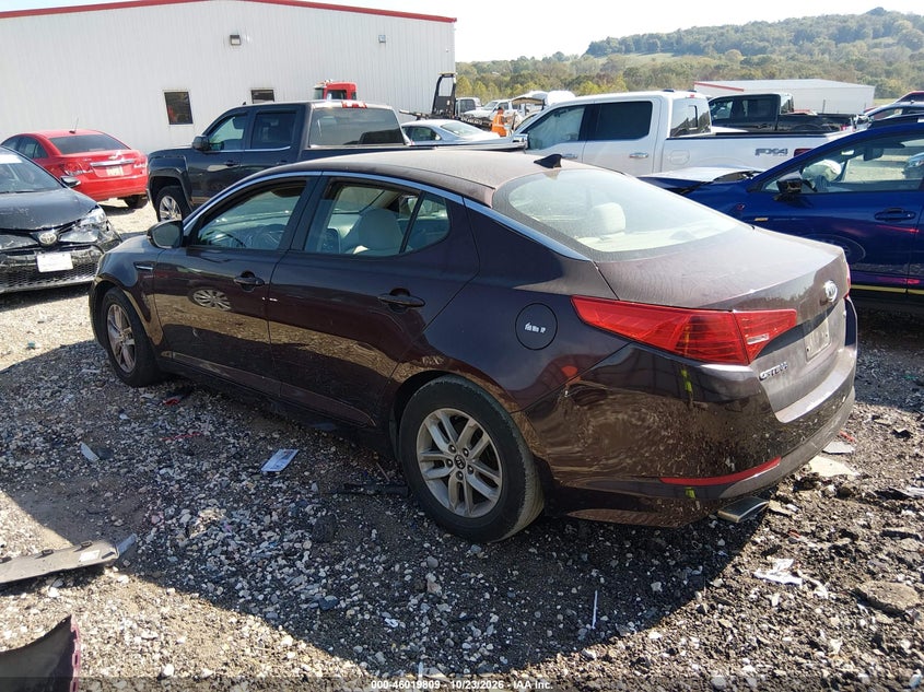 Vin: knagm4a7xb5173937, lot: 46519200, kia optima lx 20113