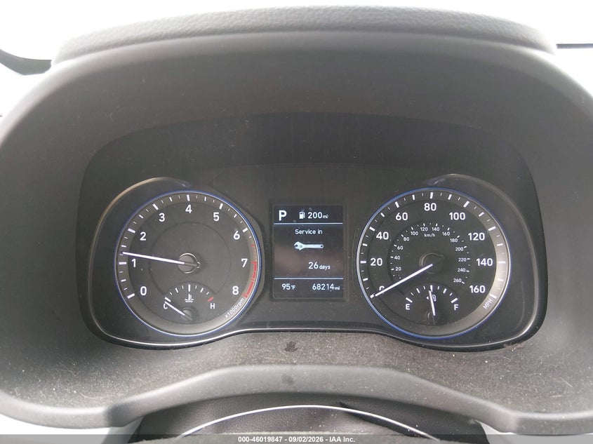 HYUNDAI KONA 2019 VIN KM8K12AA8KU320005