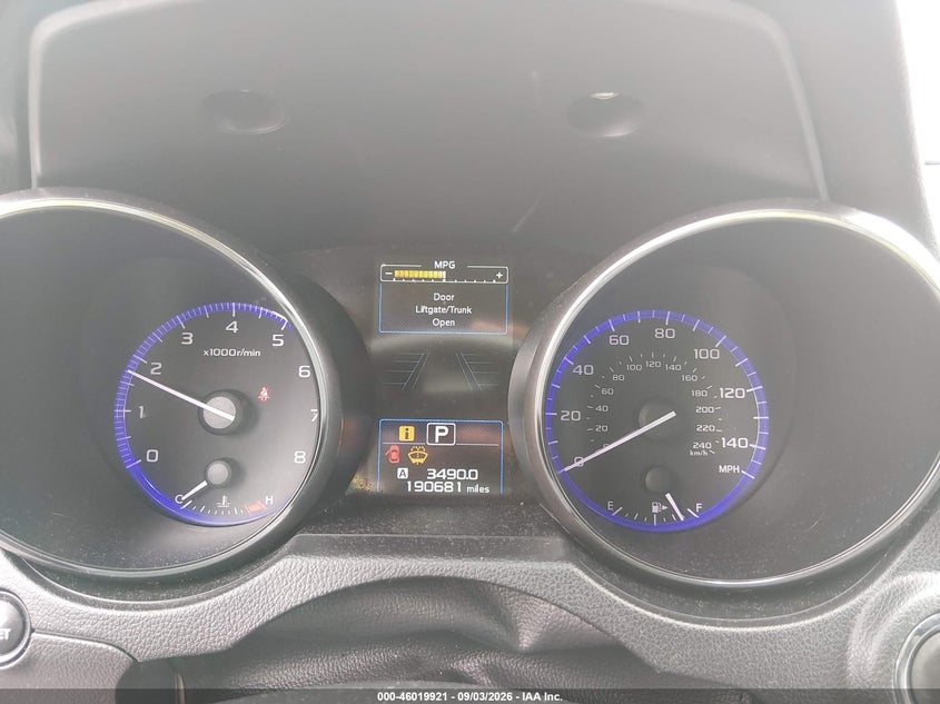 2015 SUBARU OUTBACK auction photo 7