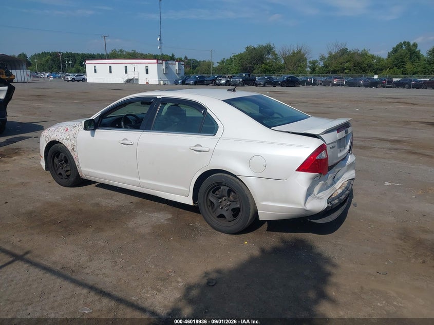 Vin: 3fahp0haxar116390, lot: 46519328, ford fusion se 20103