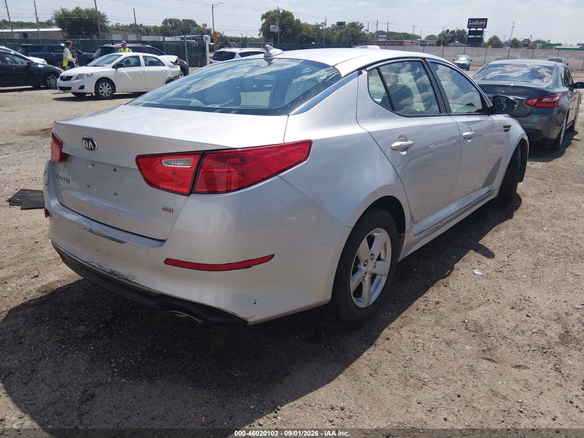 2014 KIA OPTIMA auction photo 4