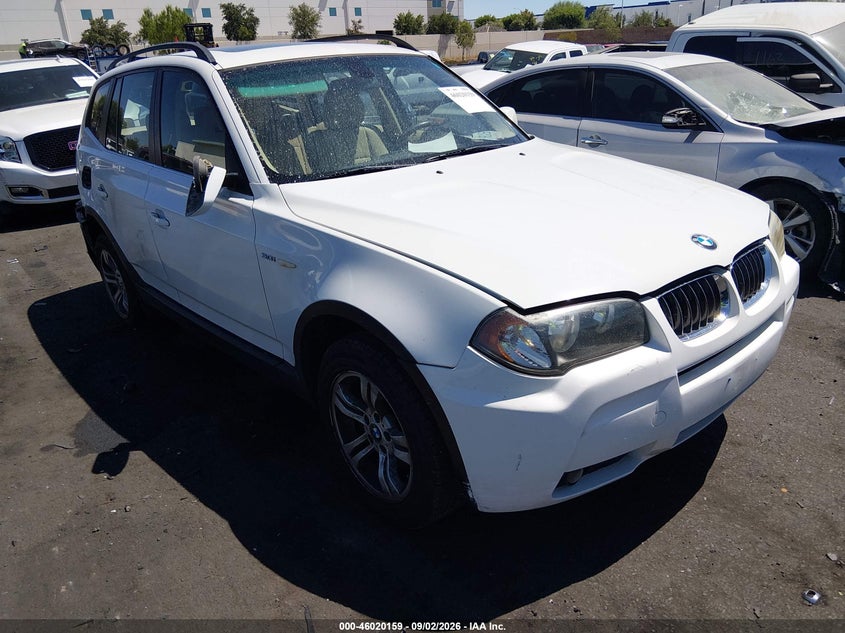 BMW X3 2006 VIN WBXPA93446WG89776