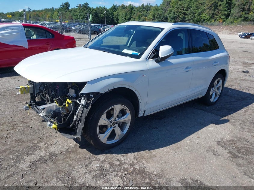 Vin: wa1eaafy9r2068671, lot: 46519551, audi q5 premium plus 45 tfsi s line quattro 20242
