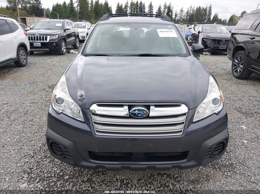 2013 SUBARU OUTBACK SPORT UTILITY VEHICLE 2.5L H-4 DOHC, VVT, REGULAR , 173HP