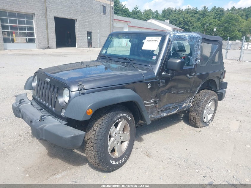 Vin: 1c4ajwag5gl297078, lot: 46519590, jeep wrangler sport 20162