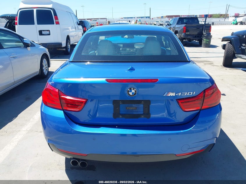 BMW 430I 2018 VIN WBA4Z1C55JEC71161