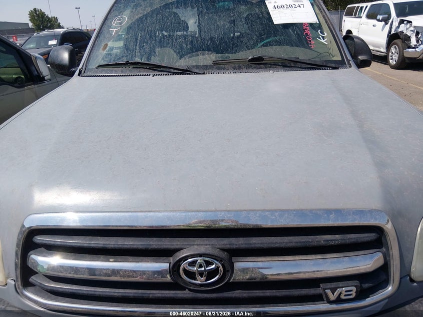 TOYOTA TUNDRA 2001 VIN 5TBBT48111S151084