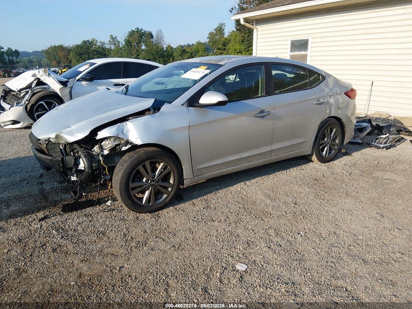 Vin: 5npd84lf8hh186662, lot: 46519665, hyundai elantra value edition 20172