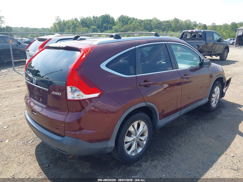 Vin: 5j6rm4h77el105462, lot: 46519699, honda cr-v ex-l 20144