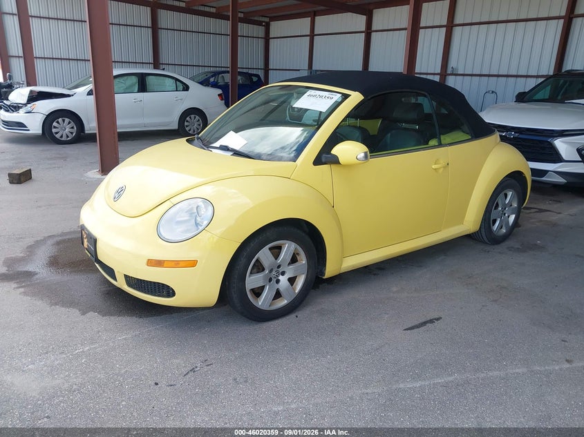 VOLKSWAGEN NEW BEETLE 2007 VIN 3VWRF31YX7M412412