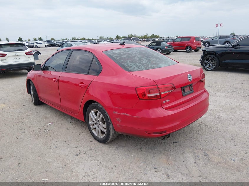 2015 VOLKSWAGEN JETTA auction photo 3