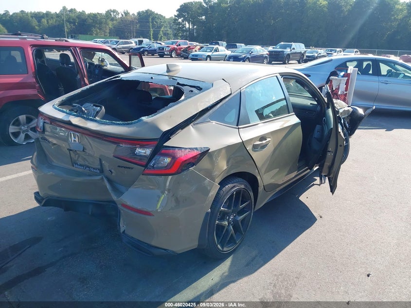 Vin: 19xfl2h87te017753, lot: 46519816, honda civic sport 20264