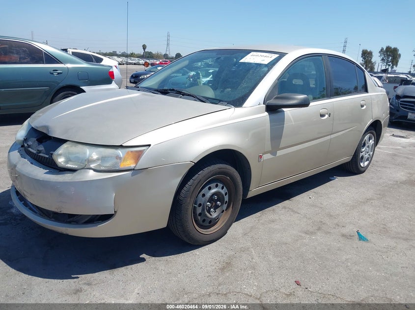 SATURN ION 2003 VIN 1G8AZ52F03Z141301
