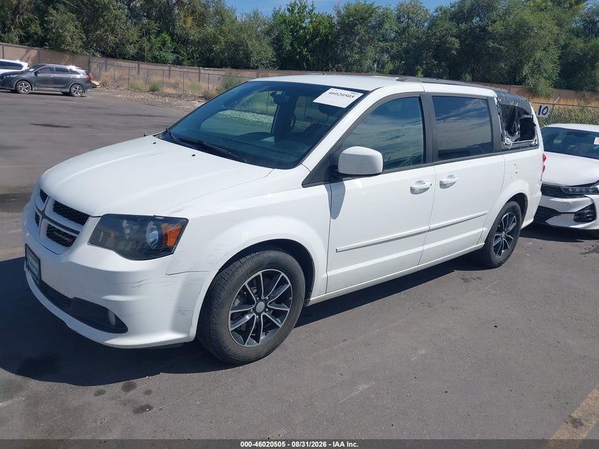 Vin: 2c4rdgeg8hr860613, lot: 46519896, dodge grand caravan gt 20172