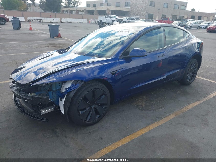 Vin: 5yj3e1ea2sf081948, lot: 46519899, tesla model 3 long range rear-wheel drive/standard rear-wheel drive 20252