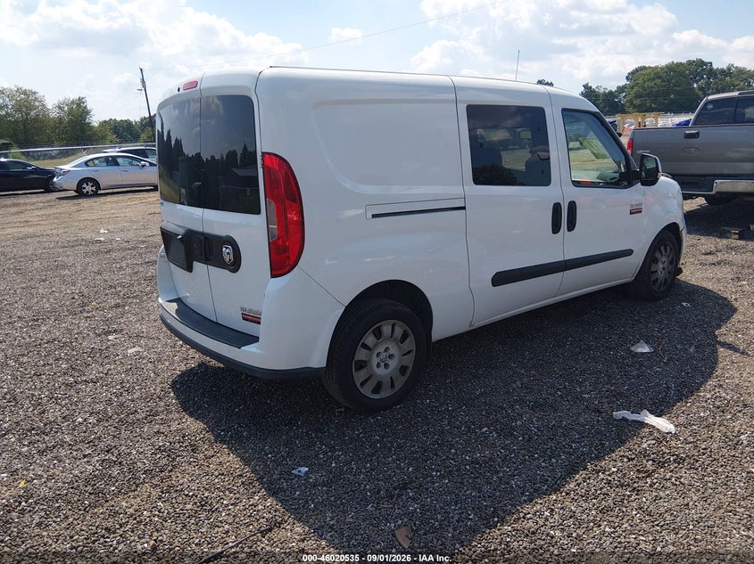 Vin: zfberfbbxh6d57505, lot: 46519926, ram promaster city tradesman slt 20174