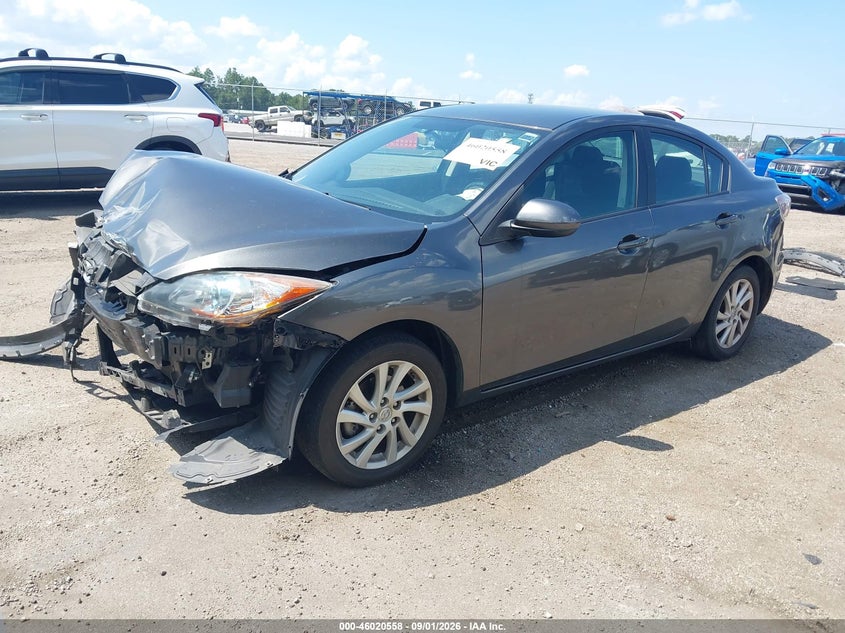Vin: jm1bl1v71c1684809, lot: 46519949, mazda mazda3 i touring 20122