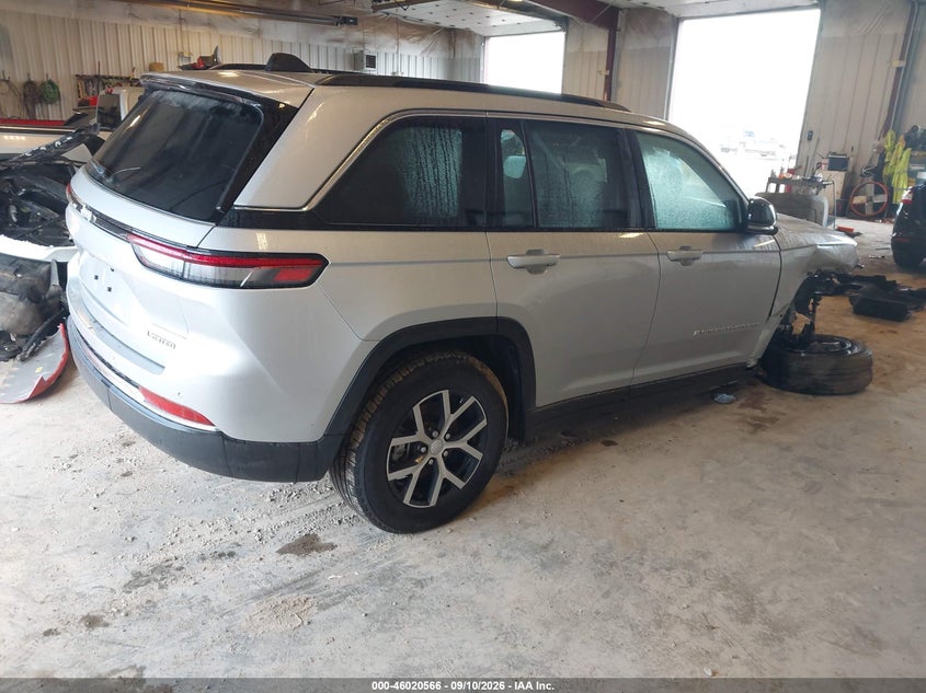 Vin: 1c4rjhbg2sc345240, lot: 46519957, jeep grand cherokee limited 4x4 20254