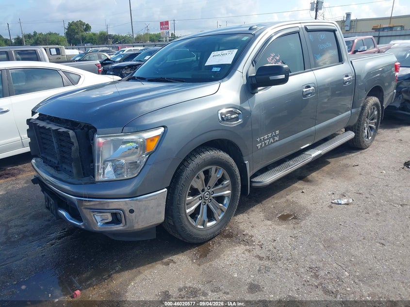 2017 Nissan Titan Sv, Front End, IAAI, VIN 1N6AA1E63HN542483 — photo 2