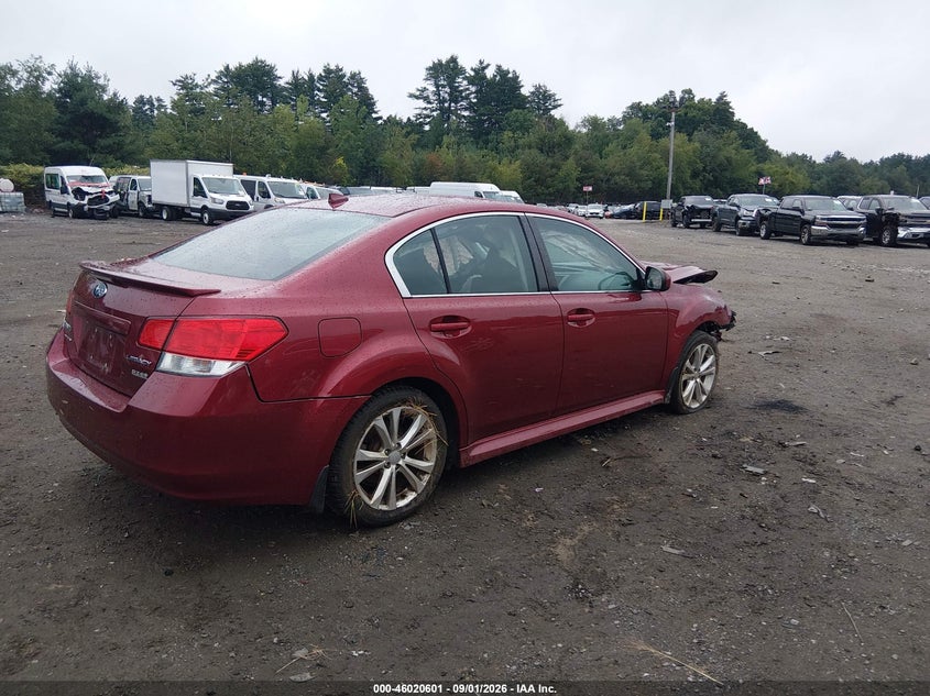 Vin: 4s3bmbk69d3047591, lot: 46519992, subaru legacy 2.5i limited 20134