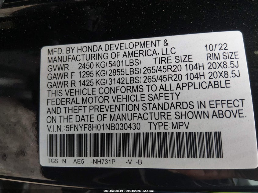 Photo 9 - HONDA PASSPORT