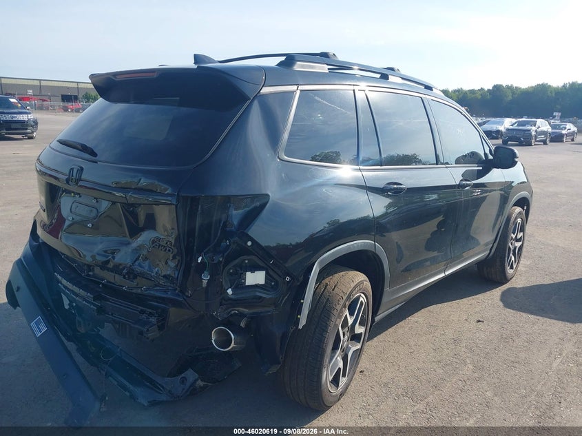 Vin: 5fnyf8h01nb030430, lot: 46520009, honda passport awd elite 20224