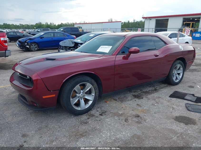 2019 Dodge Challenger Sxt, Удар сзади, IAAI, VIN 2C3CDZAG2KH503825 — фото 2