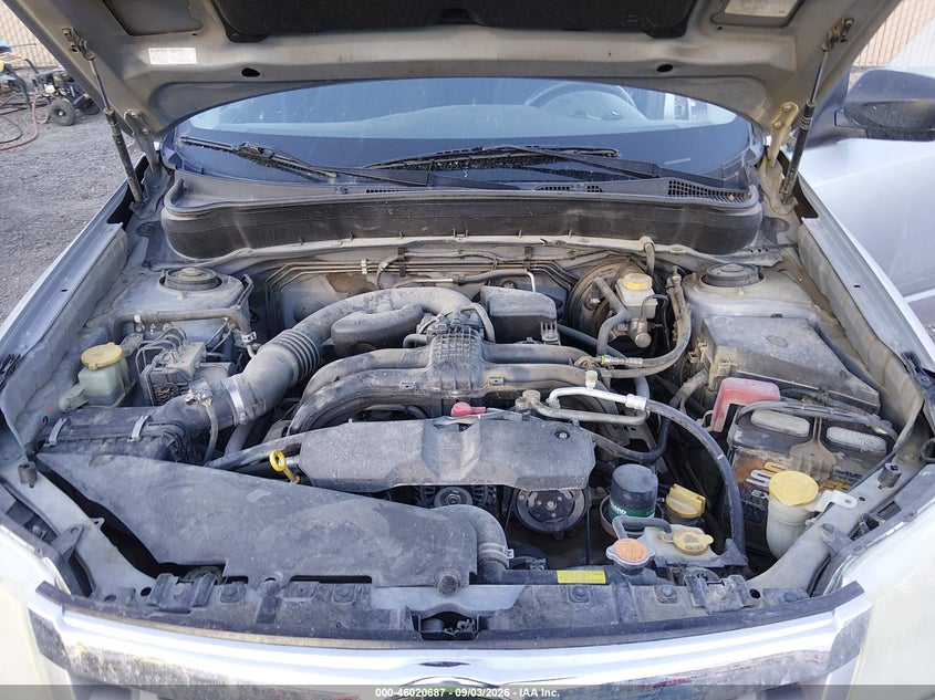 2012 SUBARU FORESTER SPORT UTILITY VEHICLE 2.5L H-4 DOHC, VVT, REGULAR , 170HP