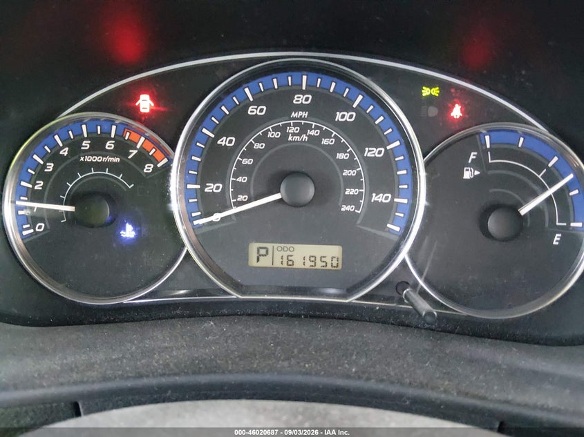 2012 SUBARU FORESTER SPORT UTILITY VEHICLE 2.5L H-4 DOHC, VVT, REGULAR , 170HP