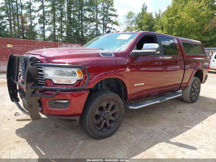Vin: 3c6ur5fl0ng166213, lot: 46520093, ram 2500 laramie 20222