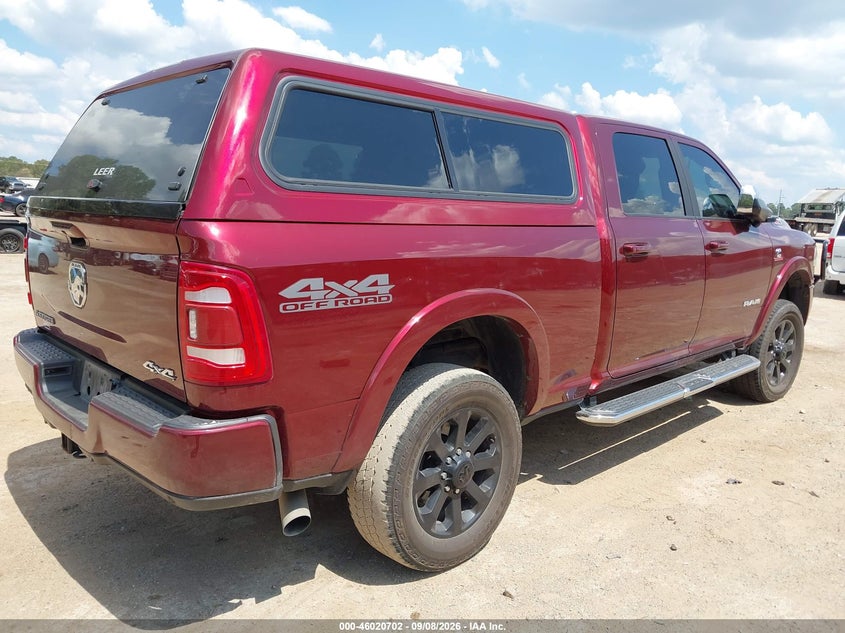 Vin: 3c6ur5fl0ng166213, lot: 46520093, ram 2500 laramie 20224